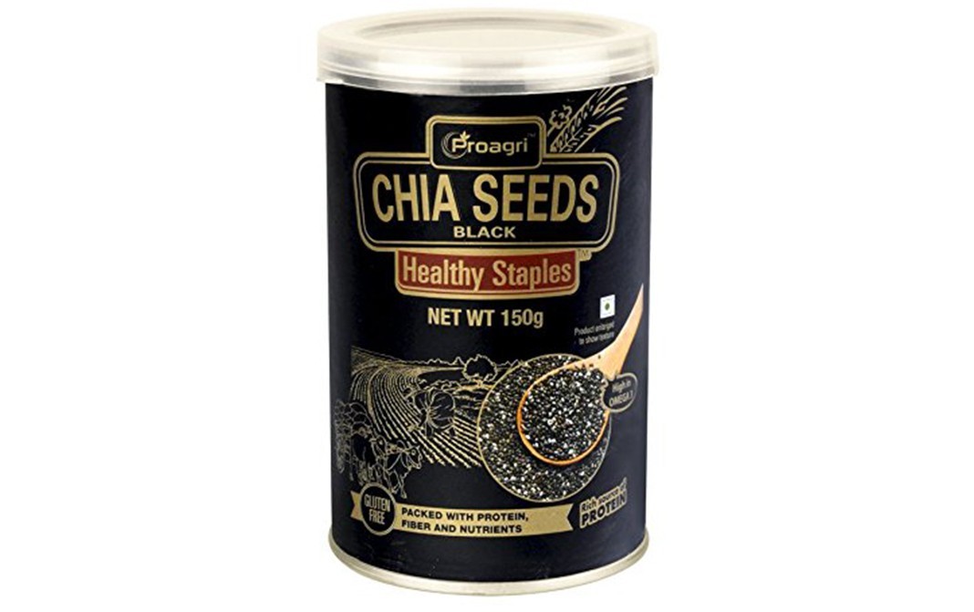 Proagri Chia Seeds Black    Tin  150 grams